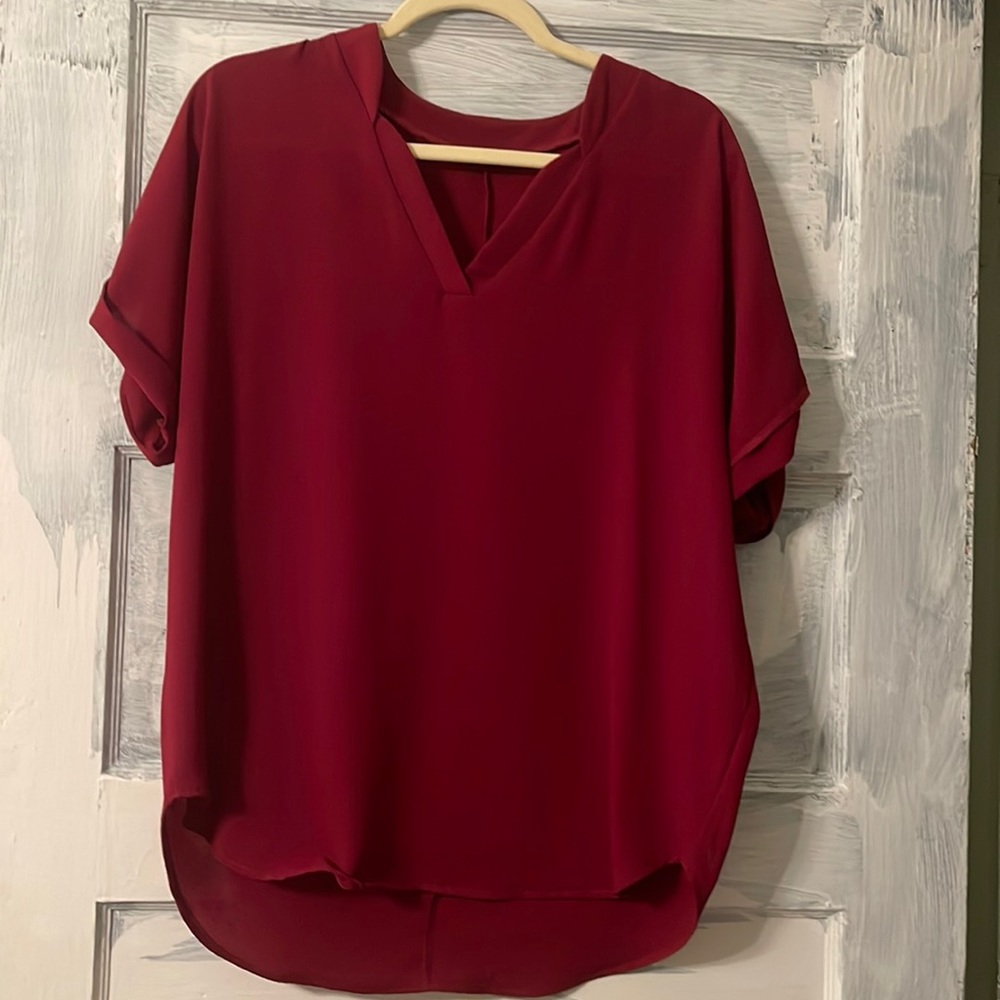Adrienne dress top. Red. Worn once.